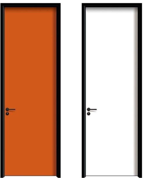 Modern flat panel door series for contemporary home interiors